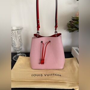 Louis Vuitton Epi Neonoe Ballerine Orange